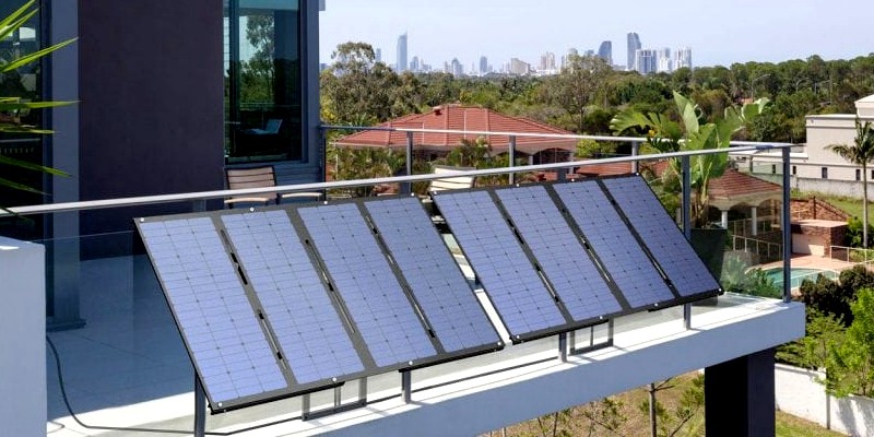 Kit solari facili da montare sul balcone